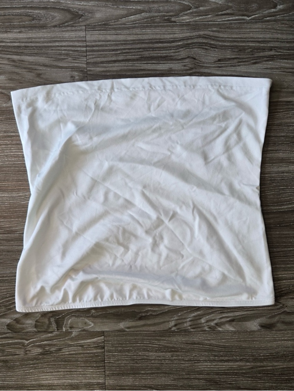 SHEIN White Strapless Tube Top